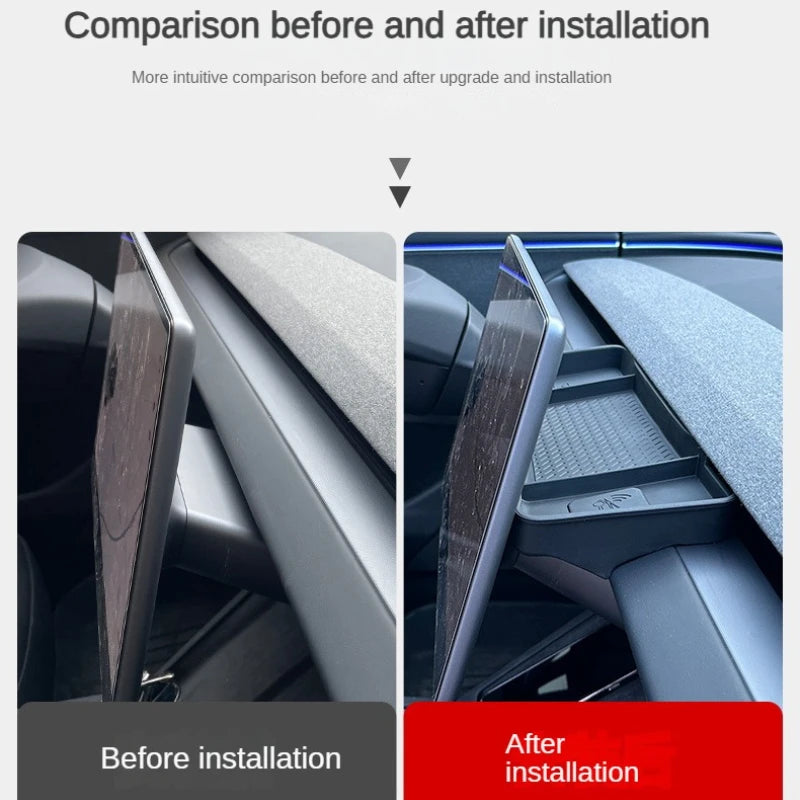 Behind Screen Storage Box for Model 3 Highland & Model Y Juniper
