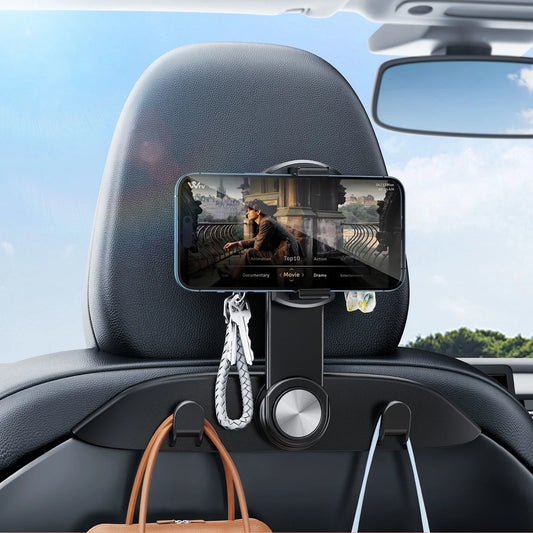 Car Rear Seat Hook & Phone Holder Hook for Tesla Model Y/3 Highland