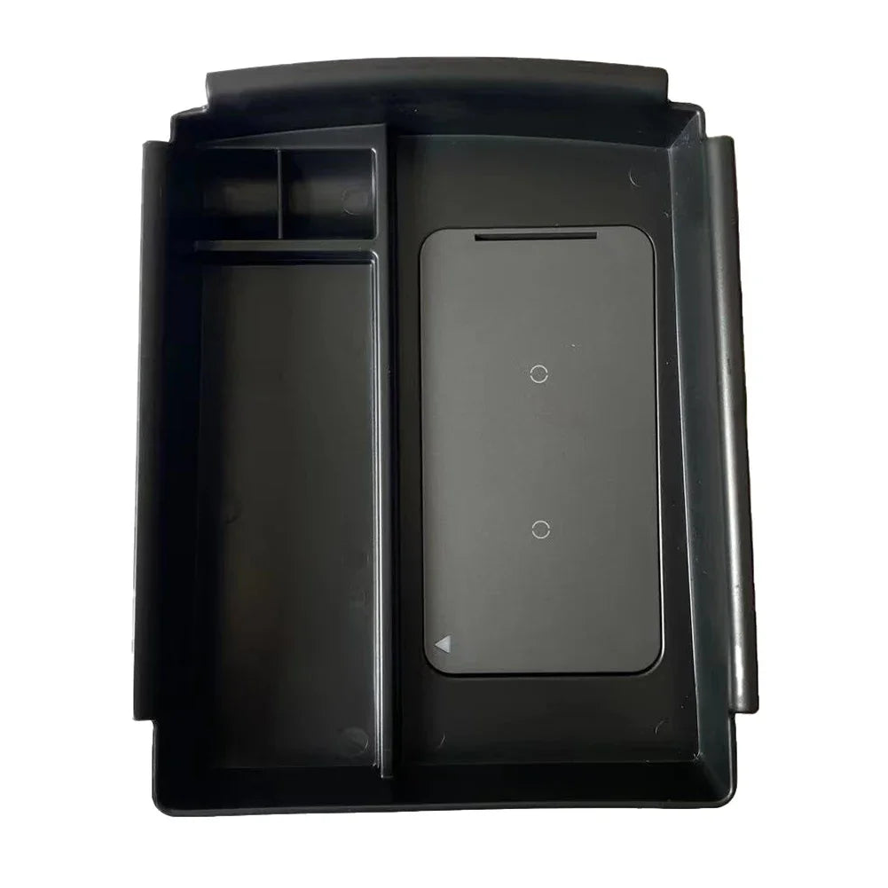 Console Armrest Storage Box Phone Wireless Charger For Tesla Model X/S