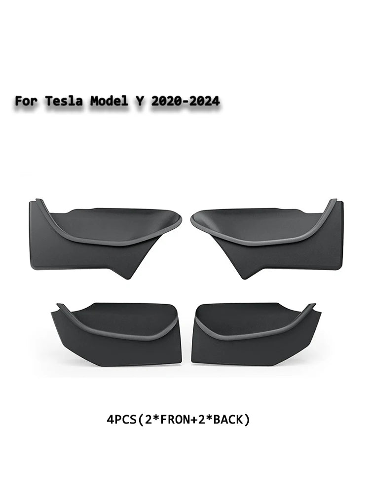 Waterproof TPE Door Organizer Bin for Tesla Model 3 Highland Y Juniper 4pc Model y2020-24 B