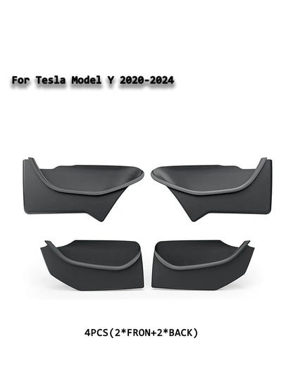 Waterproof TPE Door Organizer Bin for Tesla Model 3 Highland Y Juniper 4pc Model y2020-24 B
