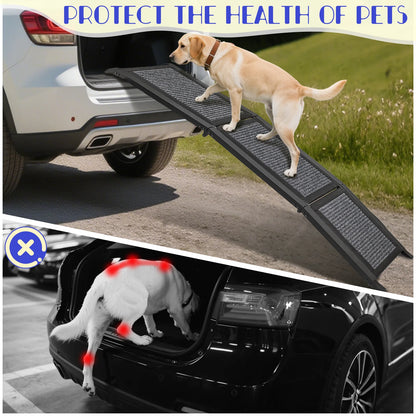 Portable Folding Anti-Slip Dog Ramp for EV Car SUV ,Truck, Bed