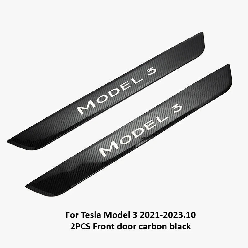 Stainless Steel Door Sill Protectors For Tesla Model 3/Y