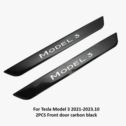 Stainless Steel Door Sill Protectors For Tesla Model 3/Y