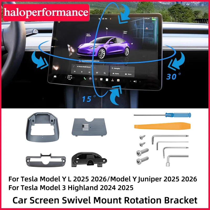 Screen Swivel Mount for Tesla Model Y L Juniper Model 3 Highland