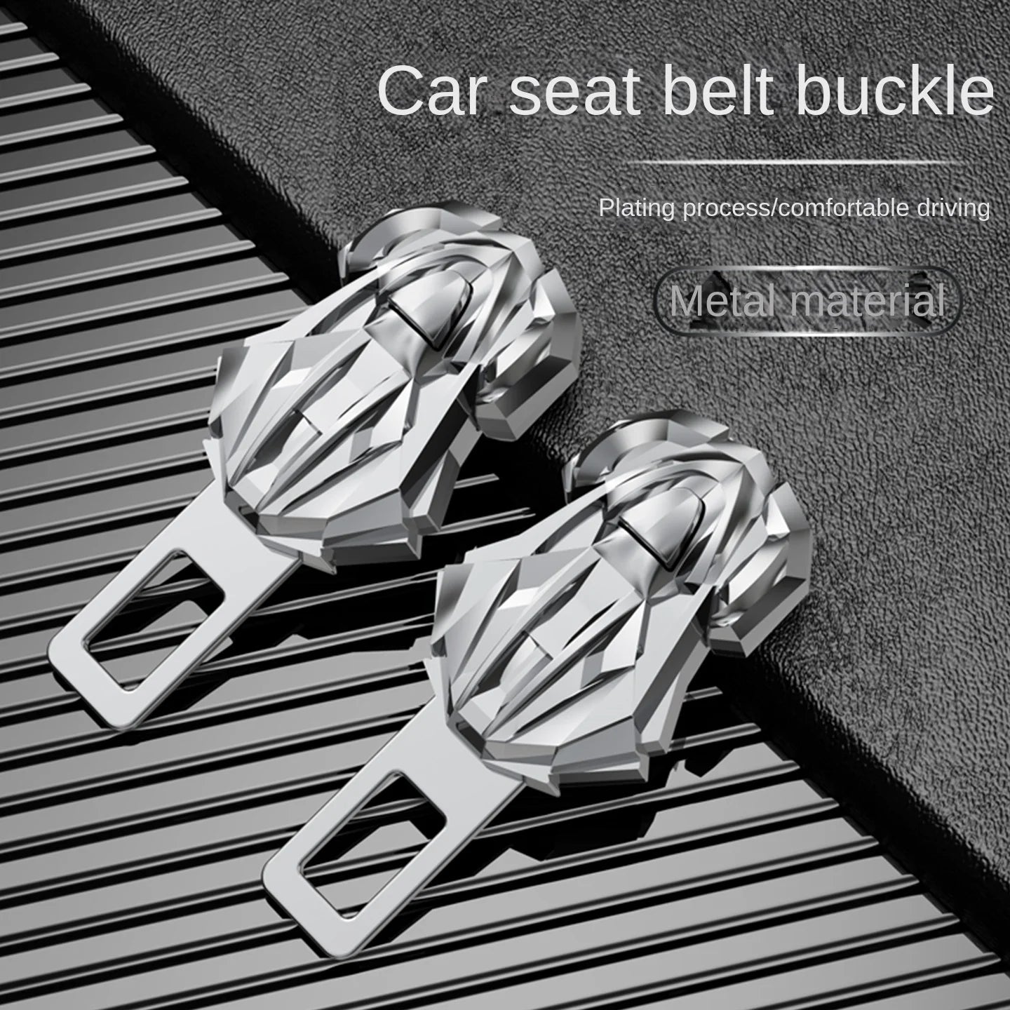 Zinc Alloy Car Seat Belt Clip Extender Universal Clip For Ev Cars