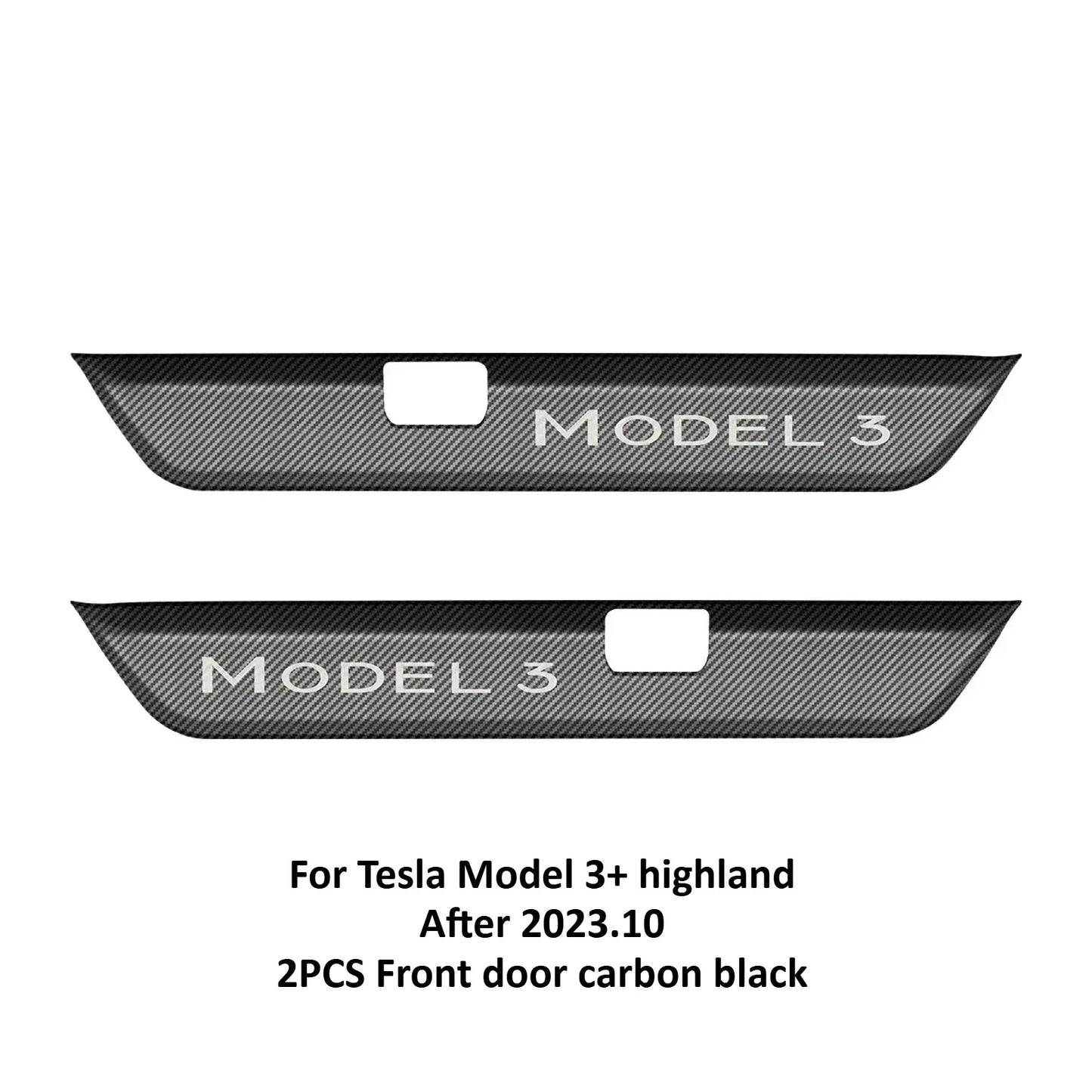 Stainless Steel Door Sill Protectors For Tesla Model 3/Y