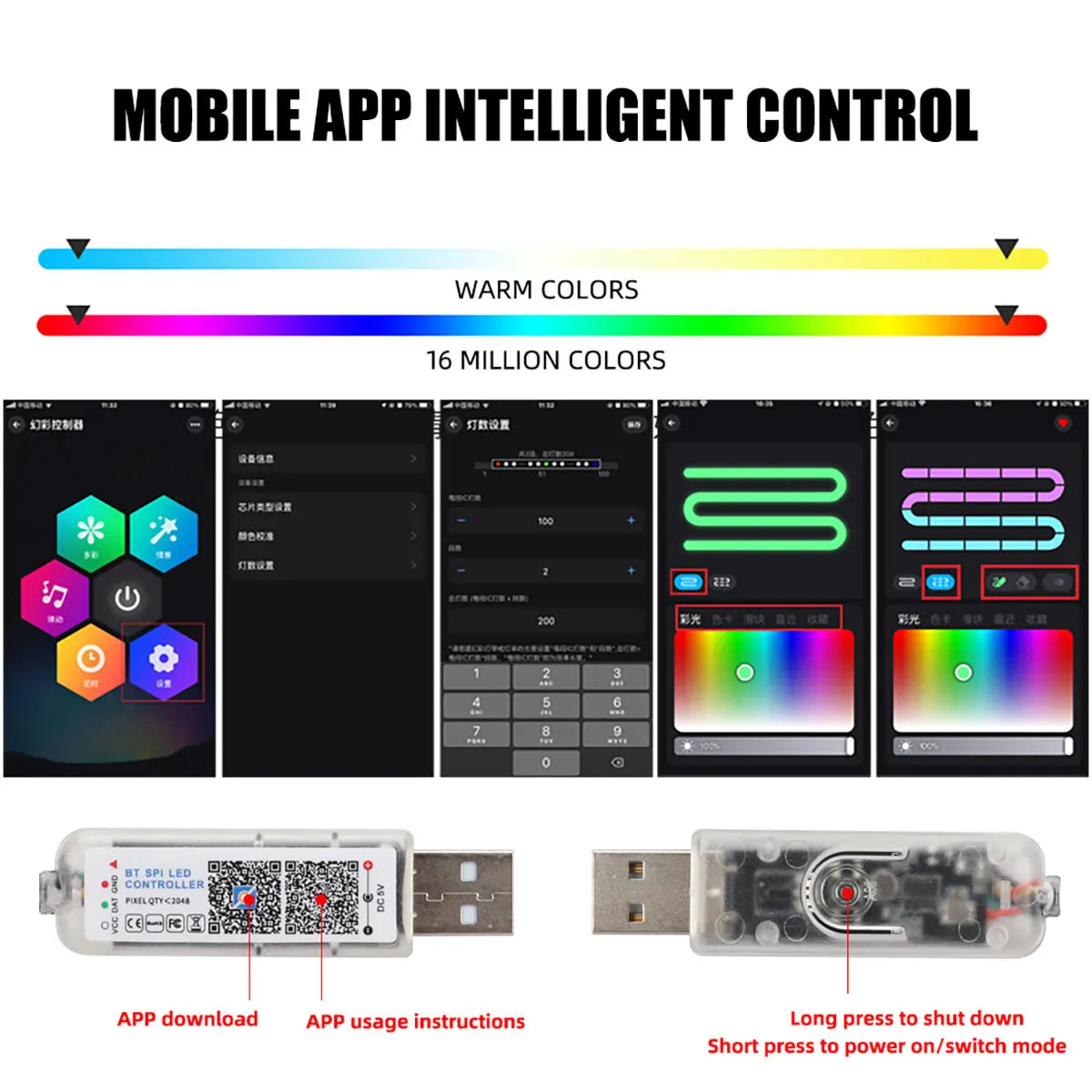 RGB Ambient Lights 10-in-1 Footwell Atmosphere for Tesla Model 3/Y/S/X