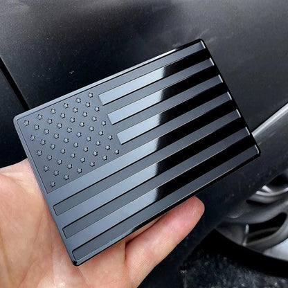 Durable Aluminum American Flag Emblem For Tesla and Ev Cars