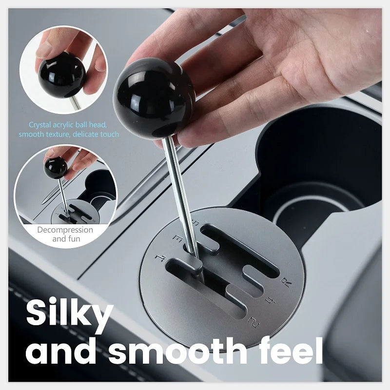 Cup Holder Shifter,Car Gear Toy Funny Decoration for Tesla Model 3 Y