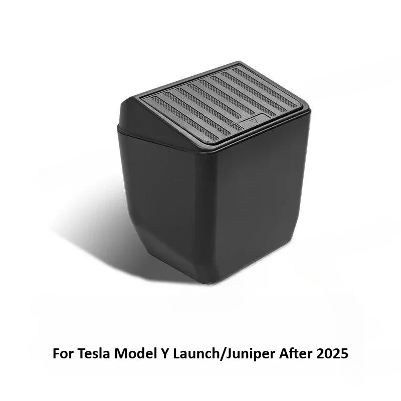 Rear Seat Trash Can Storage Box For Tesla Model Y Juniper