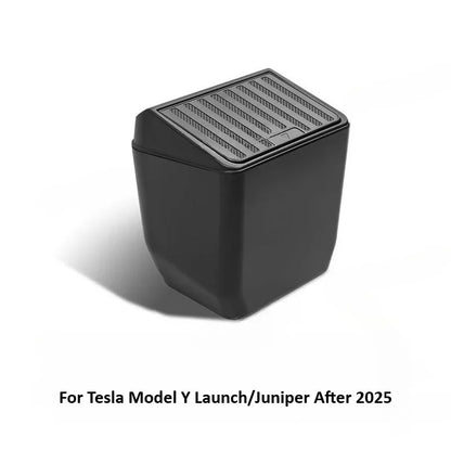Rear Seat Trash Can Storage Box For Tesla Model Y Juniper