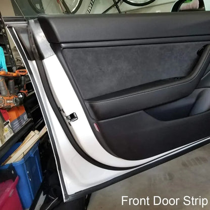 Door Seal Kit, Soundproof Strip & Noise Reducer For Tesla Model Y 3
