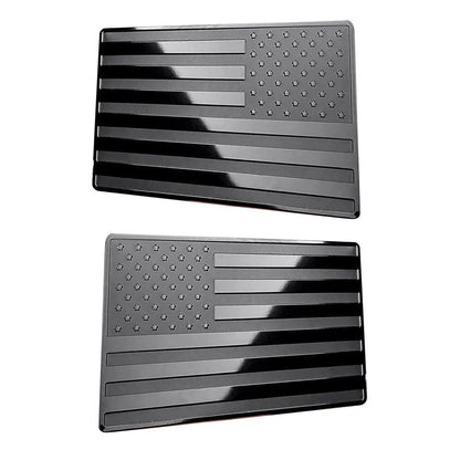 Durable Aluminum American Flag Emblem For Tesla and Ev Cars