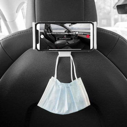 Seat Back Phone iPad Stretchable Holder for Tesla Model Y Model 3