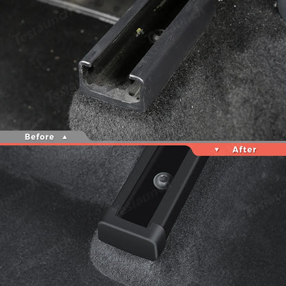 Seat Slide Rail Anti-Kick Cover (4-Piece Set) for Tesla Model Y Juniper 2025+/Model 3 Highland 2024+