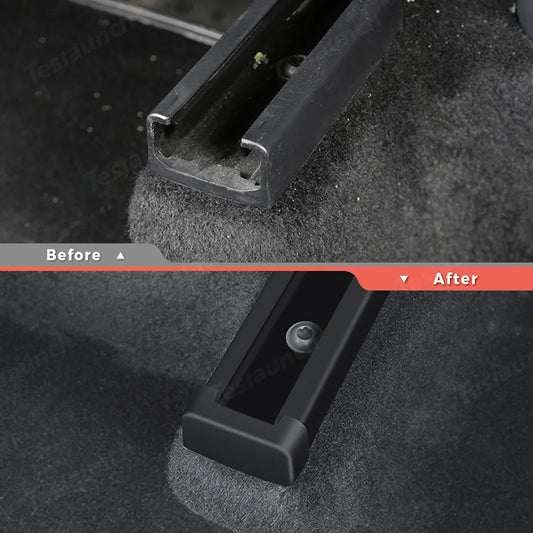 Seat Slide Rail Anti-Kick Cover (4-Piece Set) for Tesla Model Y Juniper 2025+/Model 3 Highland 2024+