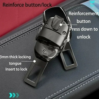2 pcs Alloy Seat Belt Extender for Tesla EV Cars