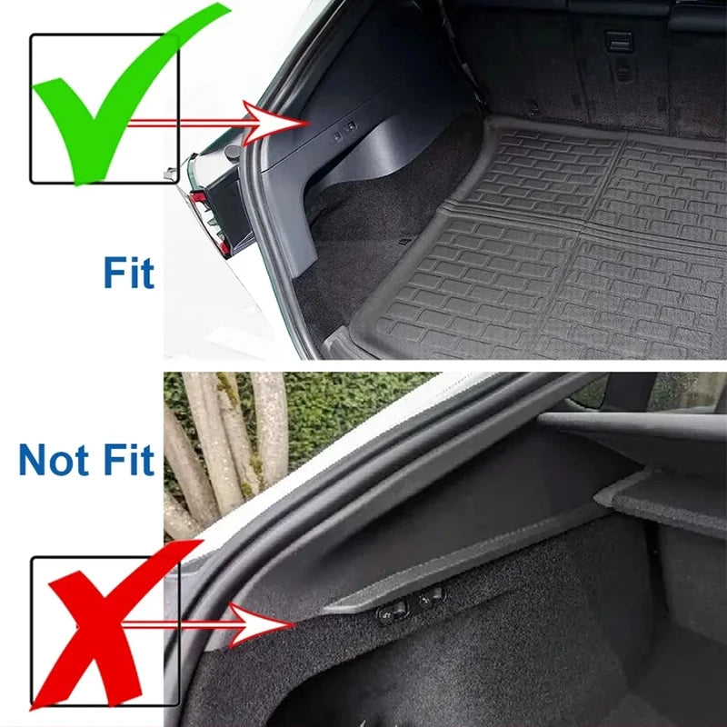 Trunk Cargo Cover Curtain for Tesla Model Y 2021-2024