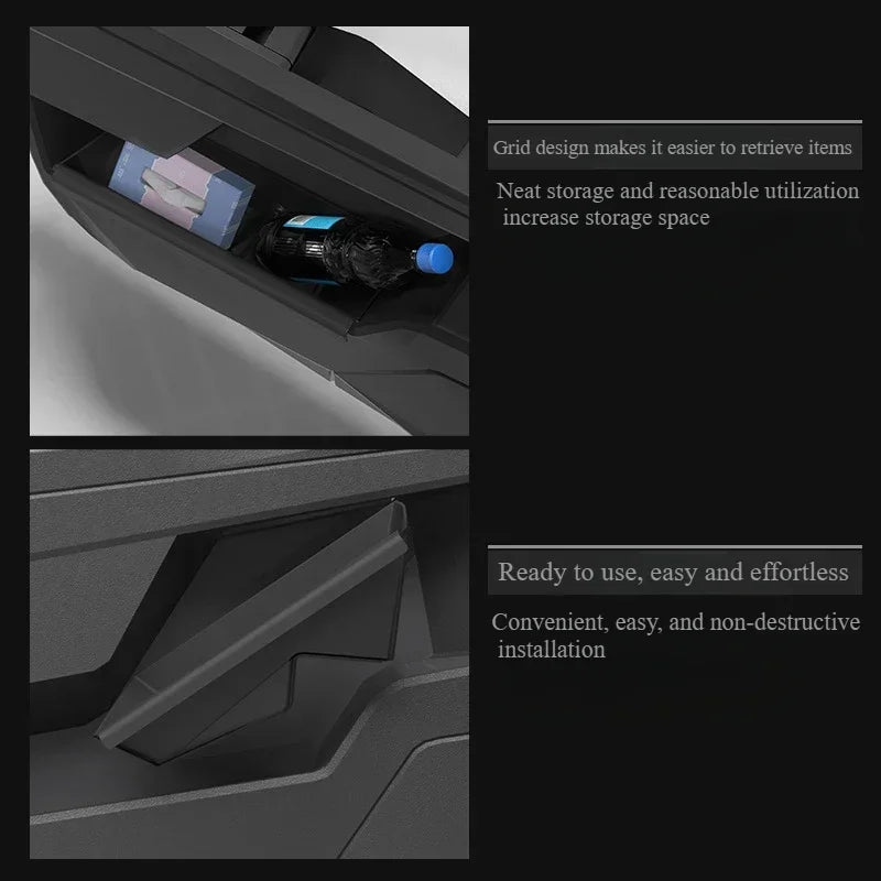 Cybertruck Car Door Handle Storage Box Inner Handle Storage