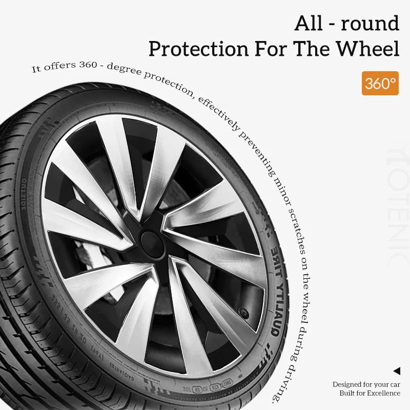 4PCS 19" Wheel Cover Hub Cap for Tesla Model Y Juniper