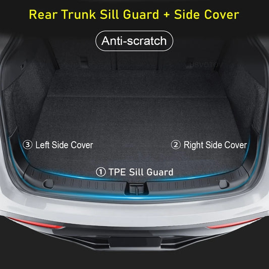 Rear Bumper Guard for 2025 2026 Tesla Model Y Juniper Trunk