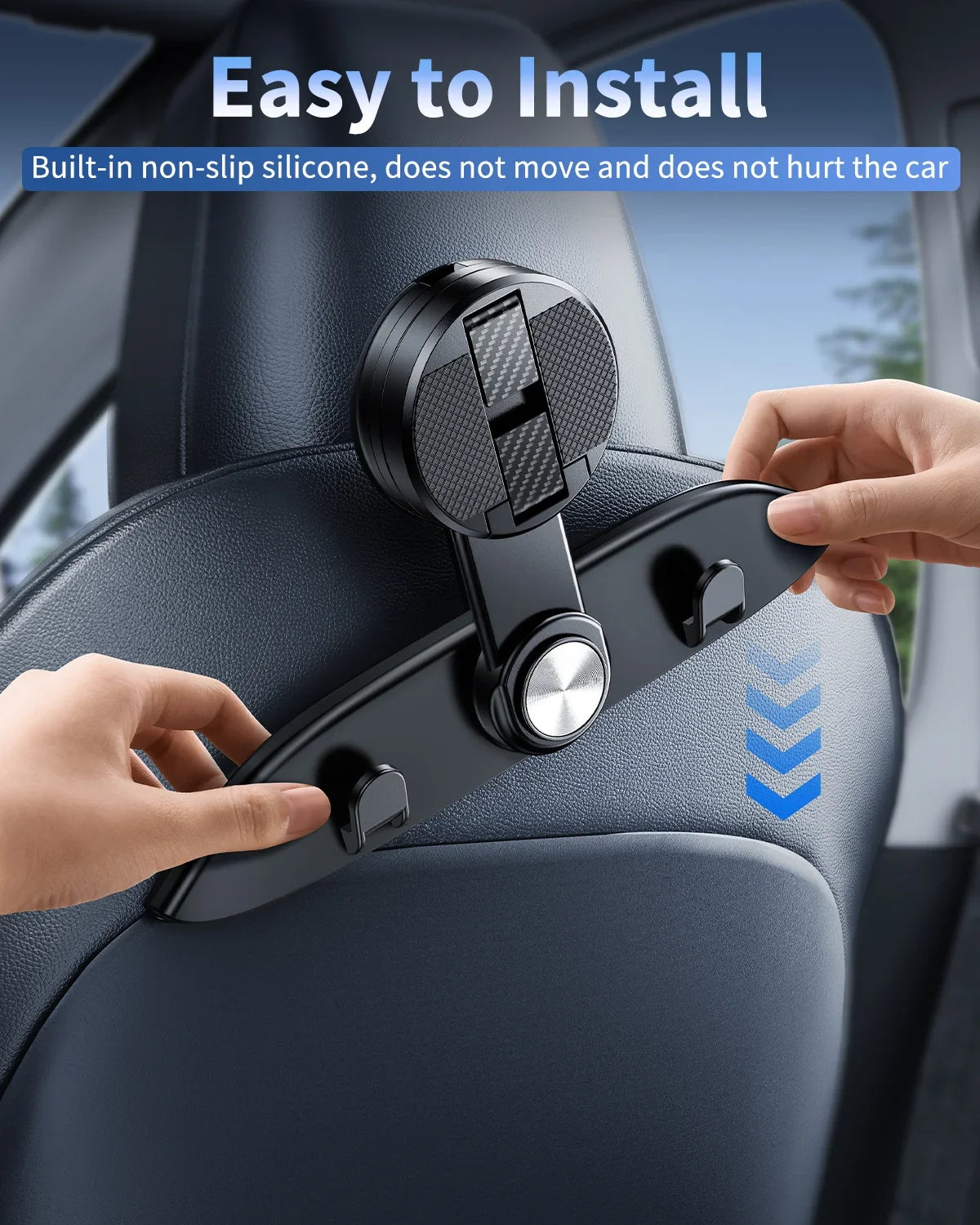 Car Rear Seat Hook & Phone Holder Hook for Tesla Model Y/3 Highland
