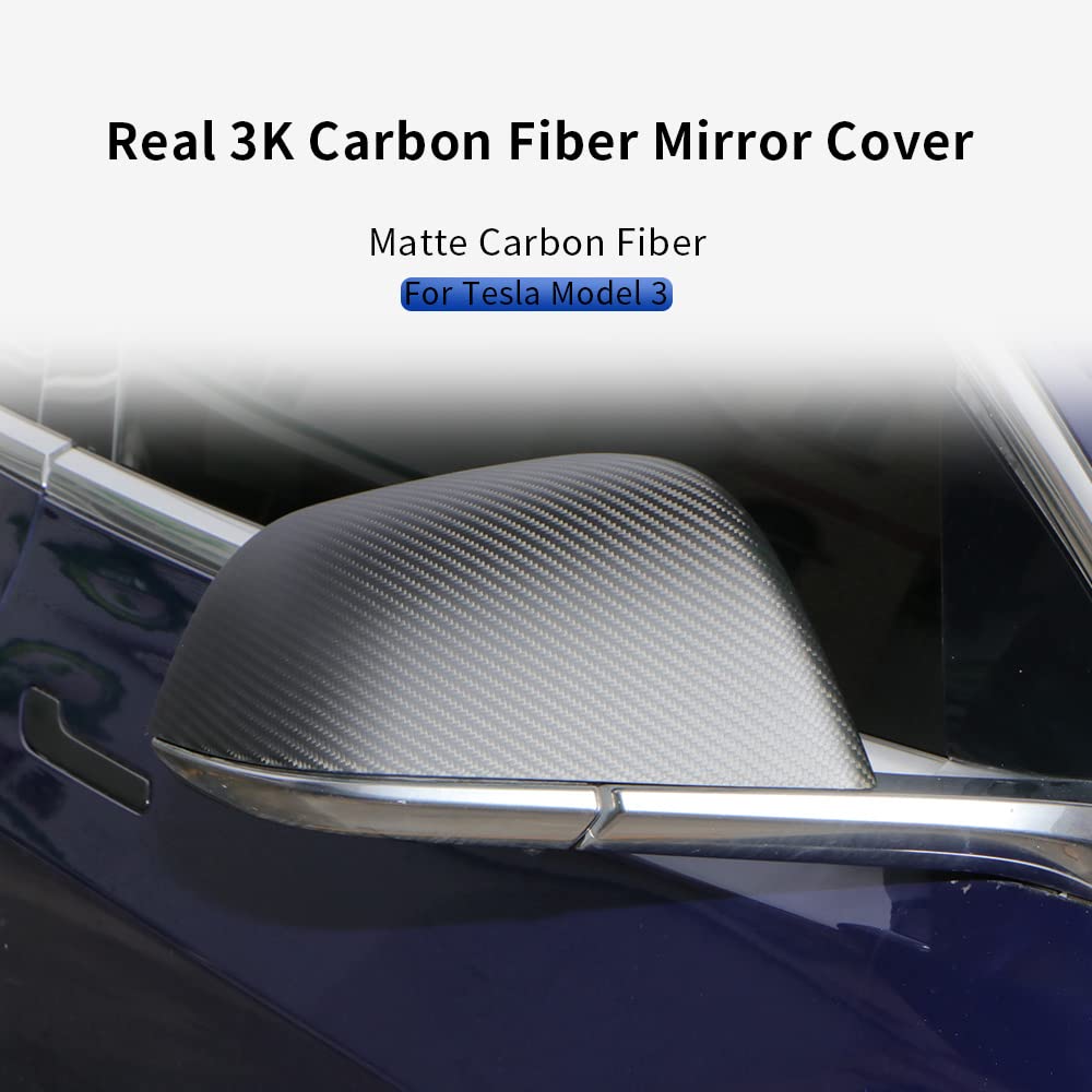 Side Mirror Cover Sporty Style for Tesla Model 3/Y (2017-2023)