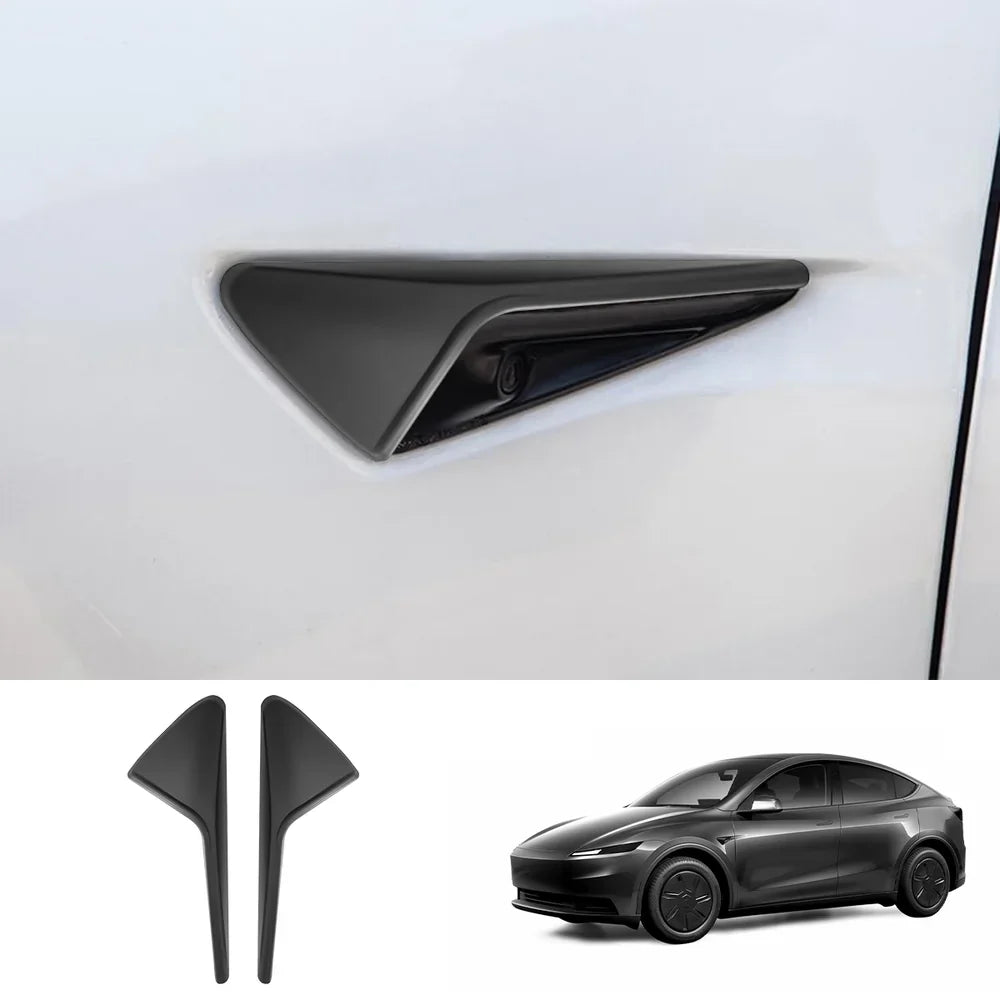 Side Camera Protective Cover for 2026 New Tesla Model Y Standard 2026 New Tesla Model Y Standard Matte Black 2-Piece Set