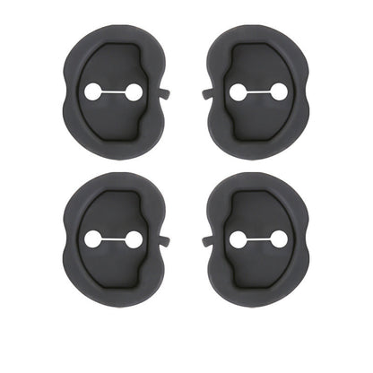 Silicone Door Latch Lock Protector Soundproof 4Pcs For Tesla Model 3 Y