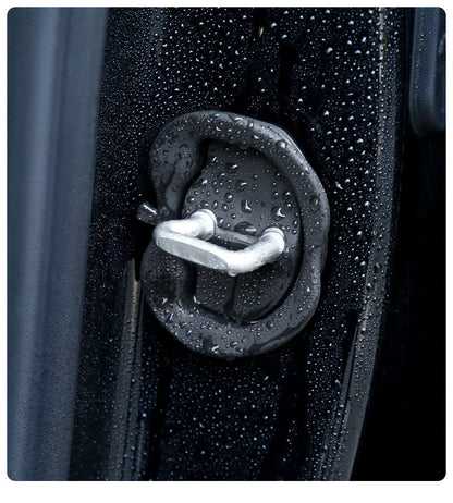 Silicone Door Latch Lock Protector Soundproof 4Pcs For Tesla Model 3 Y