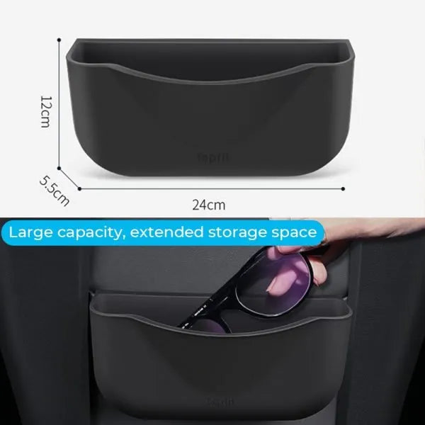 Silicone Sunglasses Holder Storage Box Seat Back Pocket For Tesla Model 3/Y