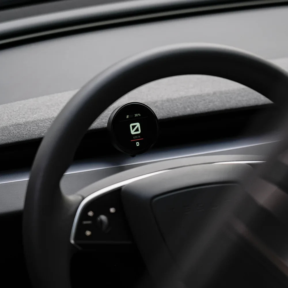 Smart Dashboard Gauge Display – Mini HUD for Tesla Model 3/Y (2017–2025+)