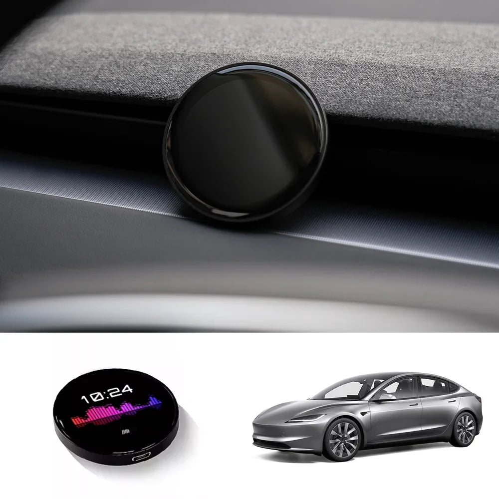 Smart Dashboard Gauge Display – Mini HUD for Tesla Model 3/Y (2017–2025+) Dashboard display Only Model 3 Highland 2024+
