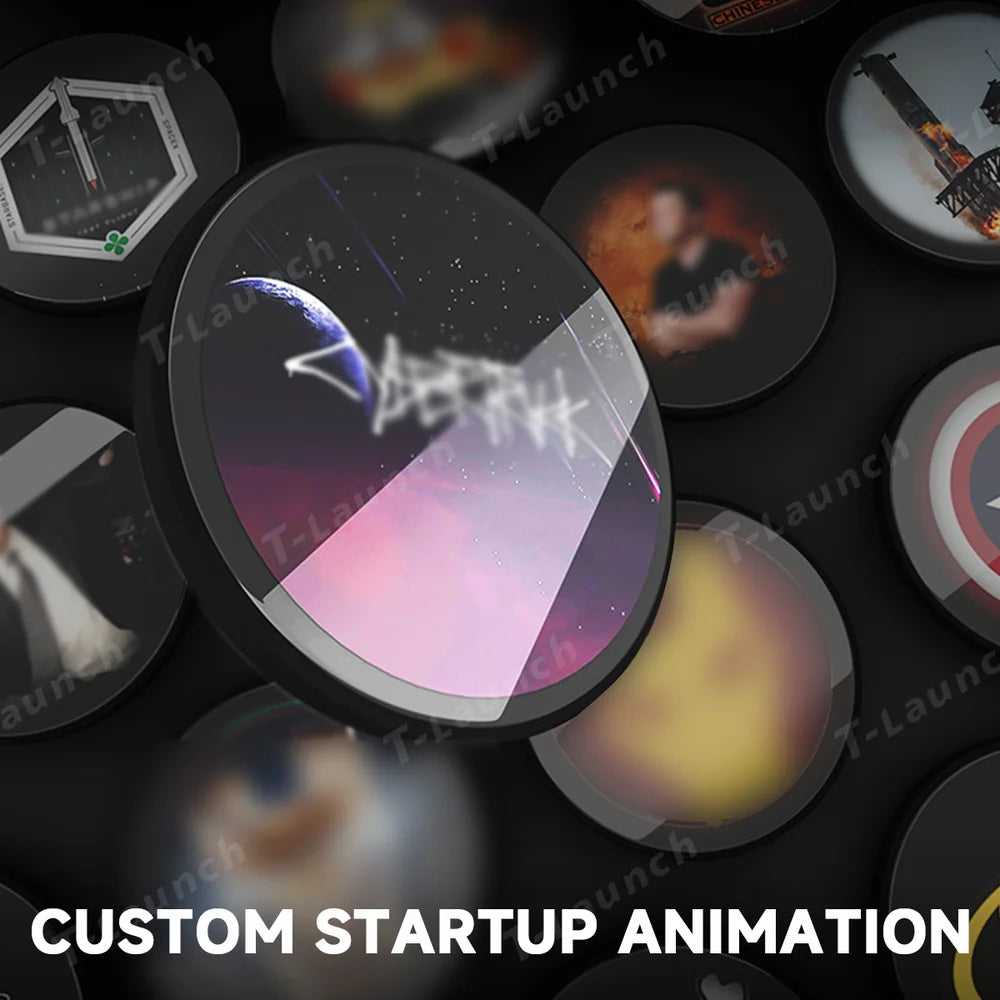 Smart Dashboard Gauge Display – Mini HUD for Tesla Model 3/Y (2017–2025+)