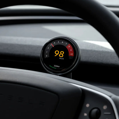 Dashboard Steering Wheel Phone Holder Magnetic Magsafe Wireless Charging Phone Holder For Tesla Model 3 / Y (2017-2025) Wireless Charging Holder+Display (Ultra Version)