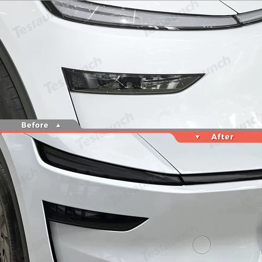 Smoked Tint TPU Headlight and Taillight Protection Film for Tesla Model Y Juniper 2025+