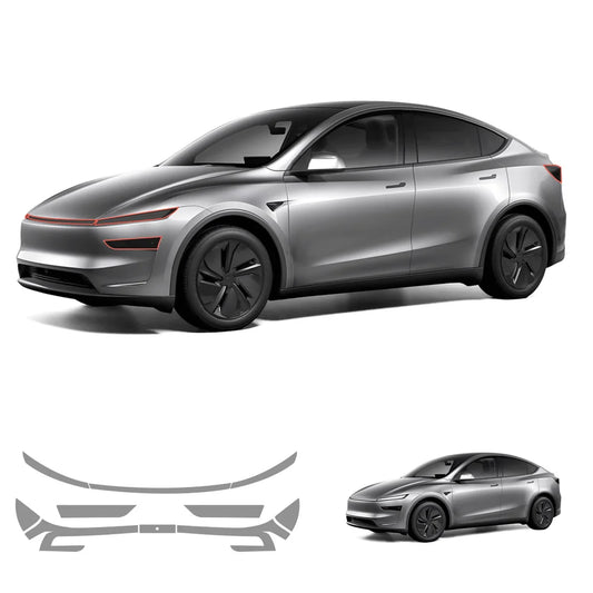 Smoked Tint TPU Headlight and Taillight Protection Film for Tesla Model Y Juniper 2025+