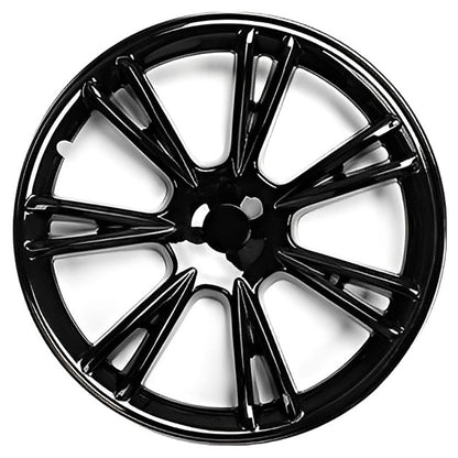 Model Y 19'' Gemini Wheels Cover Hubcaps Replacement 4PCS for Tesla (2020-2024) Snowflake Glossy Black