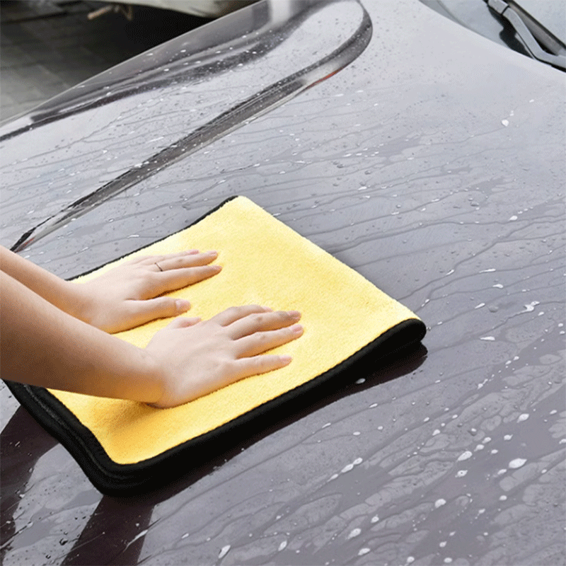 Soft Microfiber Cleaning Car Drying Towel Cloth for Tesla Model Y/3/S/X