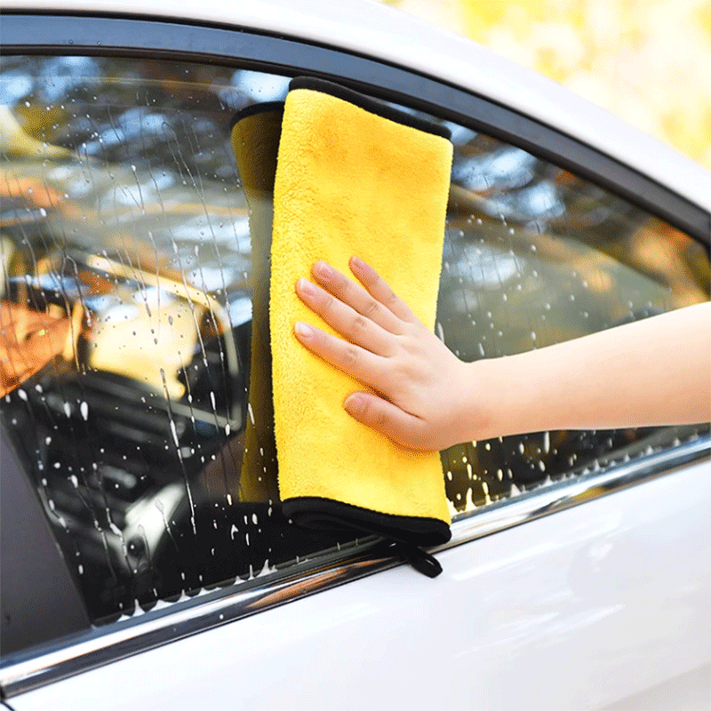 Soft Microfiber Cleaning Car Drying Towel Cloth for Tesla Model Y/3/S/X