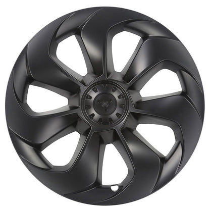 Model Y 19'' Gemini Wheels Cover Hubcaps Replacement 4PCS for Tesla (2020-2024) Spiral Matte Black
