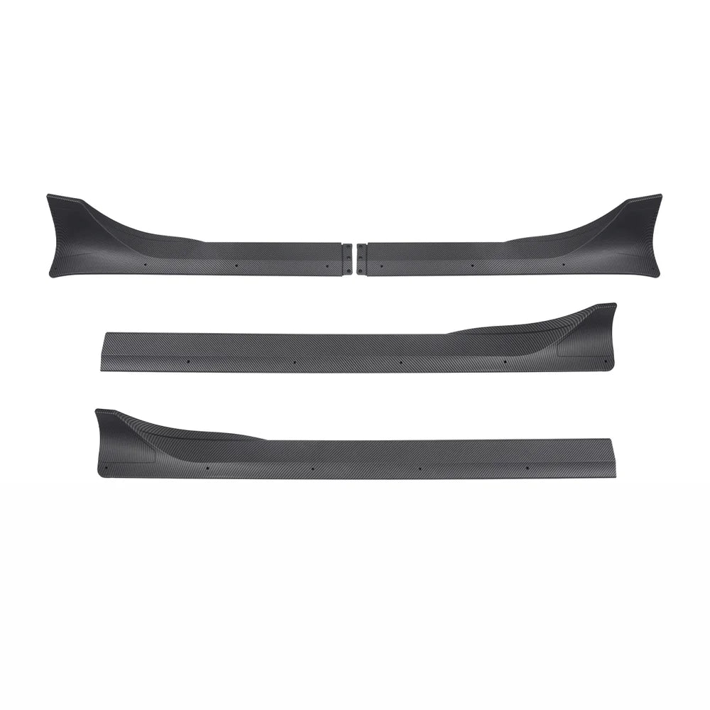 ABS Split-Type Side Skirts for Tesla Model Y Juniper 2025+ Matte Carbon Style
