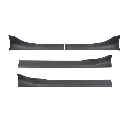 ABS Split-Type Side Skirts for Tesla Model Y Juniper 2025+ Matte Carbon Style