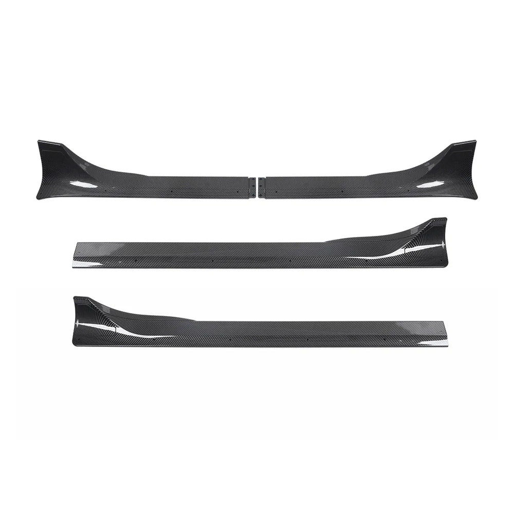 ABS Split-Type Side Skirts for Tesla Model Y Juniper 2025+ Glossy Carbon Style