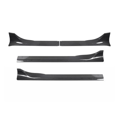 ABS Split-Type Side Skirts for Tesla Model Y Juniper 2025+ Glossy Carbon Style