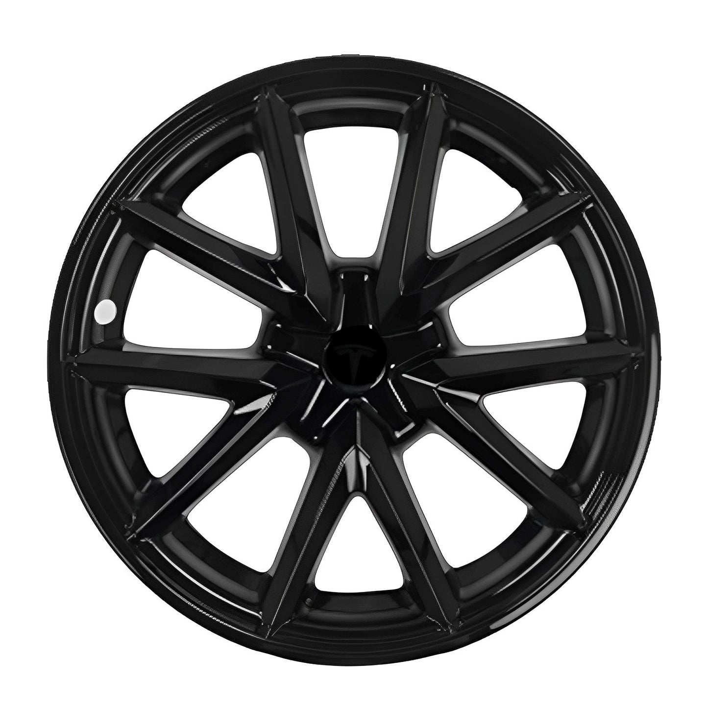 Model 3 18'' Aero Wheels Cover Hubcaps Replacement 4PCS for Tesla (2017-2023) Sport Glossy Black