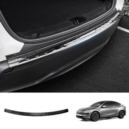 Stainless Steel Rear Bumper Protector Guard for Tesla Model Y Juniper 2025+