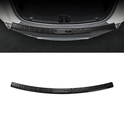 Stainless Steel Rear Bumper Protector Guard for Tesla Model Y Juniper 2025+ Carbon Fiber Texture