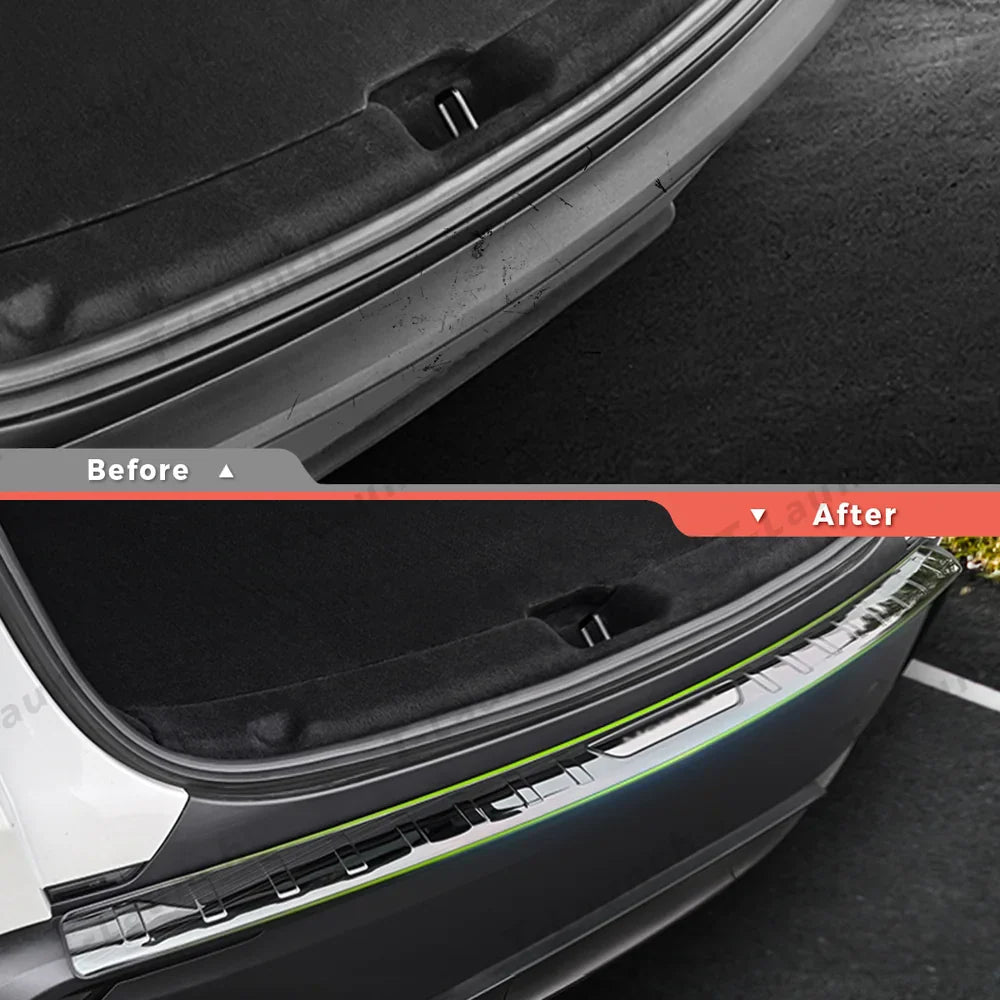 Stainless Steel Rear Bumper Protector Guard for Tesla Model Y Juniper 2025+